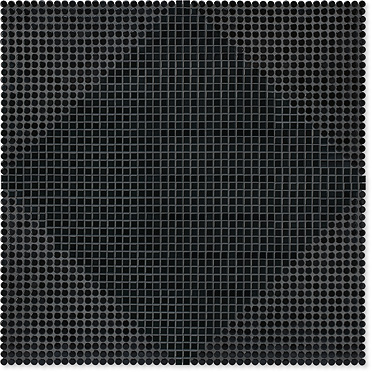 Декор Agrob Buchtal Loop Triangle 12x6,5 мм, цвет night black glossy