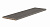 EXAGRES ESSENZA Grafite 598 Скиммерный борт / BORDE SKIMMER R11 450х1200х30 мм