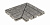 KERASTEP URBAN Iron 388 Решетка угол (из 2х частей)  / ANGULO REJILLA R11 330х330х30 мм