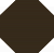 Метлахская плитка восьмигранник Zahna 300x300x11 мм №25 кофейный