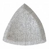 KERASTEP URBAN Silver 371 Плинтус радиальный внутр. угол / UNA MEDIA CANA  40х40 мм