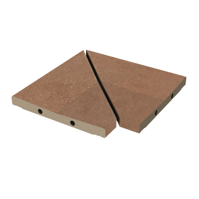 EXAGRES ESSENZA Rust 588 Решетка угол (из 2х частей)  / ANGULO REJILLA MODULAR R11 300х300х30 мм
