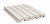 KERASTEP URBAN Ivory 348 Решетка перелива / REJILLA R11 245х245х30 мм