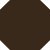 Метлахская плитка восьмигранник Zahna 150x150x11 мм №02 черный