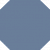 Метлахская плитка восьмигранник Zahna 170x170x11 мм №09 синий