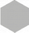 Кислотоупорная плитка шестигранник Zahna 100/115x11 мм №19 голубой Jura R10