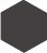 Кислотоупорная плитка шестигранник Zahna 100/115x11 мм №02 черный Jura R11/B