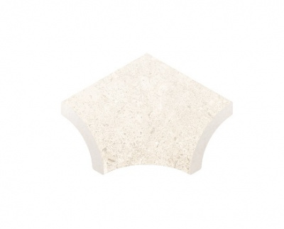 KERASTEP STONE White 531 Планка радиальная внутр. угол / ANGULO MEDIA CANA  77х77/110х10 мм