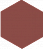 Метлахская плитка шестигранник Zahna 100/115x18 мм №304 красный