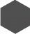 Метлахская плитка шестигранник Zahna 100/115x11 мм №15 антрацит