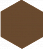 Метлахская плитка шестигранник Zahna 100/115x15 мм №08 коричневый