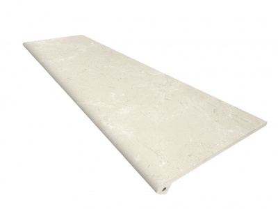 EXAGRES MARBLES Crema marfil 915 Ступень флорентийская / PELDAÑO FIORENTINO R9 330х1200х12 мм