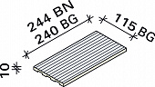 Доборная рельефная плитка Kerastep 244x119, арт. 3130 716 RH C