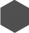 Метлахская плитка шестигранник Zahna 100/115x18 мм №15 антрацит