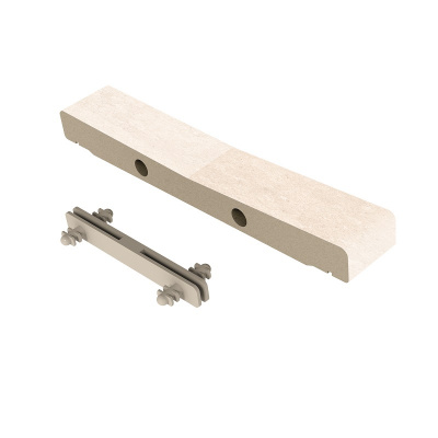 Решетка перелива Exagres Bedford White 245х300х30, R12/C