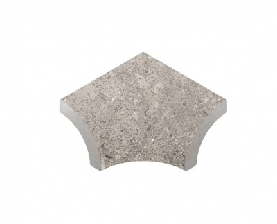 KERASTEP STONE Pearl 551 Планка радиальная внутр. угол / ANGULO MEDIA CANA  77х77/110х10 мм