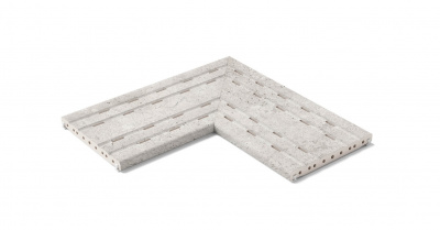 KERASTEP CROSSCUT 1026 Решетка угол (из 2х частей) / REJILLA INVISIBLE RJ25 ESQUINA RJ25 E000 INV R11 Anti-Slip 250x500x26 мм