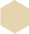 Метлахская плитка шестигранник Zahna 150/173x11 мм №01 кремовый
