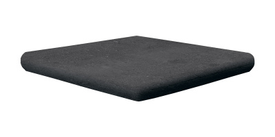 EXAGRES PORTLAND Black 359 Ступень флорентийская угловая / CARTABÓN FIORENTINO R11 330x330x14 мм