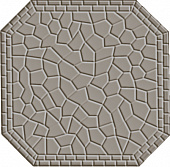 Метлахская плитка восьмигранник Zahna 150x150x11 мм №06 графитовый Netz