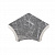KERASTEP MARBLE Ceniza 441 Планка радиальная внутр. угол / ANGULO MEDIA CANA  33х42/50х11 мм