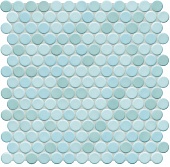 Керамическая мозаика Agrob Buchtal Loop 22,3x6,5 мм, цвет light aqua blue glossy