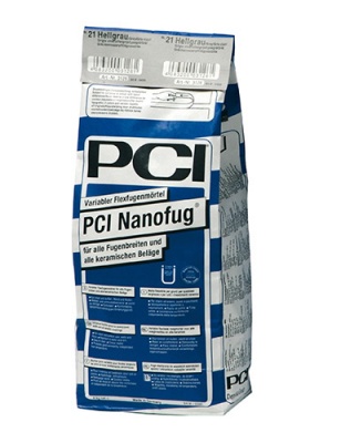 Затирка на цементной основе эластичная PCI Nanofug (Нанофуг) серебристо-серая 4 кг