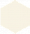 Метлахская плитка шестигранник Zahna 100/115x18 мм №16 белый