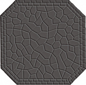Метлахская плитка восьмигранник Zahna 150x150x11 мм №15 антрацит Netz