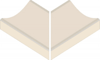 INT TECHNOKLINKER 690 Grey yellow R10 Грязеотводный канал угол 240х150х35 мм