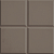 Метлахская плитка Zahna 150x150x11 мм №06 графитовый Karo