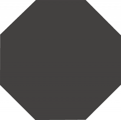 Метлахская плитка восьмигранник Zahna 300x300x11 мм №02 черный