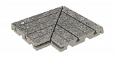 Решетка угол (из 2-х частей) Exagres Opera Iron 245х330х30 мм R12/C