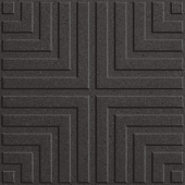 Метлахская плитка Zahna 150x150x11 мм №15 антрацит Classic