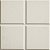 Метлахская плитка Zahna 150x150x11 мм №16 белый Karo