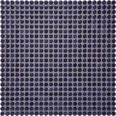Керамическая мозаика Agrob Buchtal Loop 12x6,5 мм, цвет dark violet glossy