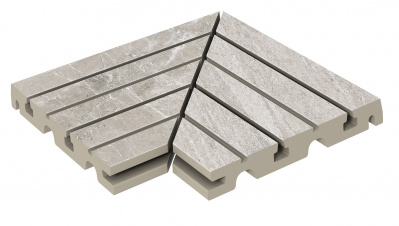 Решетка угол (из 2-х частей) Exagres Imperial Arian  245х330х30 мм R12/C