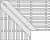 Угол соединения для решетки параллельной, жесткой 75-120° Interbau №901 белый