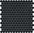 Керамическая мозаика Agrob Buchtal Loop 22,3x6,5 мм, цвет night black R10/B